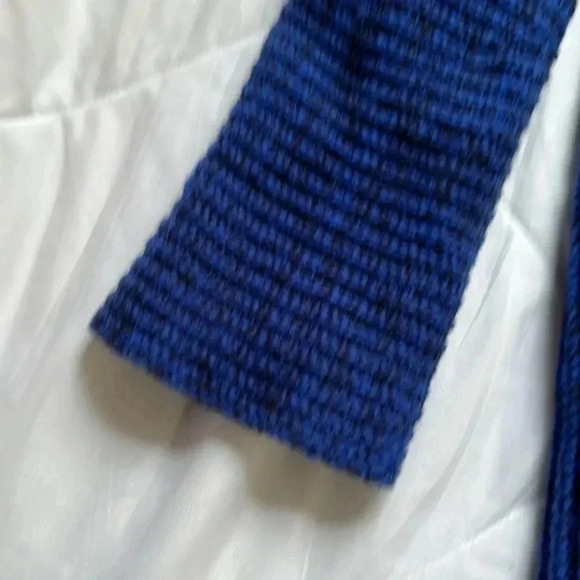 Free people open front cardigan blue/black size medium - Picture 6 of 7